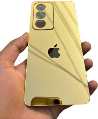 TWUAOP OPPO A3 PRO 5G MOBILE SKIN MIRROR BACK PANNEL ACRYLIC SHEET Mobile Skin(Gold)