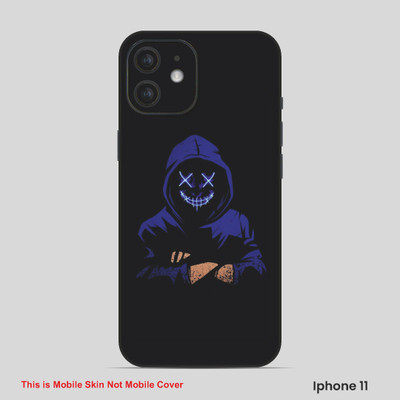 VYBE The Smart Choice iPhone 11 Horror Mobile Skin(Dark Slate Blue 10)
