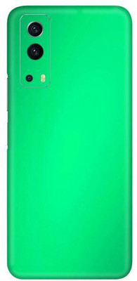 Vcare GadGets Metallic Light Green Shining vivo i QOO Z3 5G Mobile Skin(Metallic Light Green Shining)