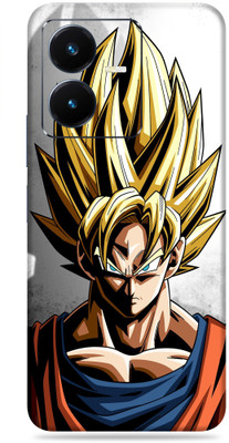 SkinoMania Vivo Y22 Mobile Skin(Multicolor Goku)