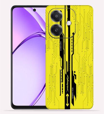 OggyBaba Oppo A3x Mobile Skin(Yellow CyberPunk)