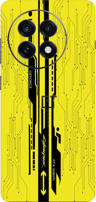 WeCre8 Skin's OnePlus 13R Premium Vinyl Mobile Skin (Multicolor) Mobile Skin(Yellow-CyberPunk)