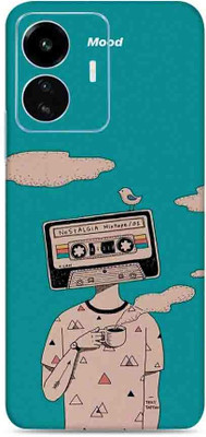 SkinoMania Vivo Iqoo Z6 Lite 5G Mobile Skin(Multicolor Nostalgia)