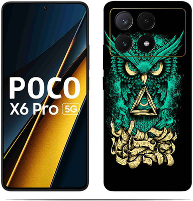 LAMHA POCO X6 PRO 5G Mobile Skin(Ultra Super Greeen Skin With HiighQuality MatteFinish_thanksS)