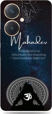 SkinoMania Vivo y27 Mobile Skin(Om Namah Shivay Multicolor Mobile Skin)