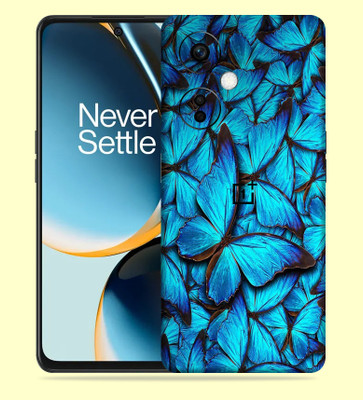SkinoMania OnePlus Nord CE 3 Lite 5G Mobile Skin(Blue butterfly-blue)