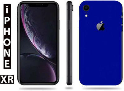 TJ CREATION Apple iPhone XR Mobile Skin(Ultra Super Blue Matte Skin With High Matte Finish.)