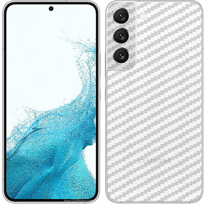 candeal mart Samsung Galaxy S22 5g carbon fiber 3D back skin / Mobile Skin / Protective film Mobile Skin(Transparent)