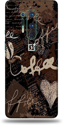 AsSkin Oneplus 8Pro Mobile Skin(Dark Coffee Skin With Glossy Matte Finish.)