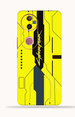 OggyBaba OggyBaba Vivo V50 5g Mobile Skin(Cyberpunkh-Yellow)