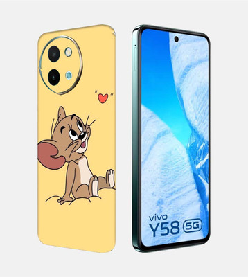 OggyBaba Vivo Y58 5g Mobile Skin(Small Cat)