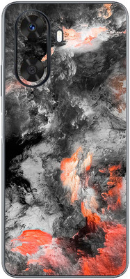 FCS Huawei Enjoy 60 Printed Back skin Mobile Skin(White Smoke)