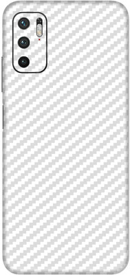 ARAYLE Redmi Note 10T (5G) Mobile Skin(Transparent 3D Carbon Fiber Edge To Ege)