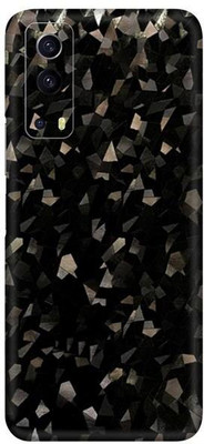 Vcare GadGets Black Diamond Crystal vivo i QOO Z3 5G Mobile Skin(Black Diamond Crystal)