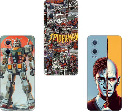 wrap craft ONEPLUS NORD N10 5G(PACK OF 3)Camera&Back Protector Premium Vinyl Mobile Skin(Multicolor)
