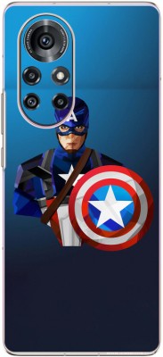 FCS Huawei nova 8 5G Printed Back skin Mobile Skin(Captain America Cartun)