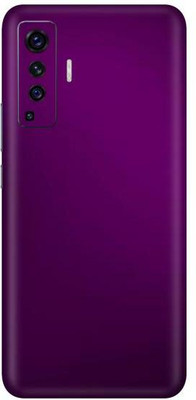 Vcare GadGets Vivo X50 Mobile Skin(Purple Glossy)