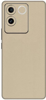 Vcare GadGets Vivo T2 Pro 5G Mobile Skin(Cream Leather)