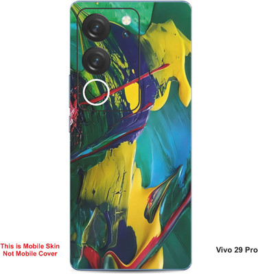 VYBE The Smart Choice Vivo 29 Pro Art Embossed Mobile Skin(Blue lvy 2)