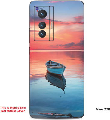 VYBE The Smart Choice Vivo X70 Naturel Mobile Skin(Dark Salmon 12)