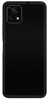 Vcare GadGets Brushed Black vivo Y72 5G Mobile Skin(Brushed Black)