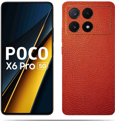 BugguSkin POCO X6 PRO 5G Mobile Skin(Ultra Super Redd Skin With HiighQuality MatteFinish_thanksS)