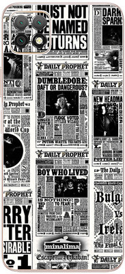 FCS Huawei Enjoy 20 5G Printed Back skin Mobile Skin(Newspaper)