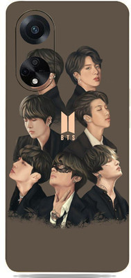 SkinoMania OPPO F23 5G Mobile Skin(BTS Multicolor Mobile Skin)