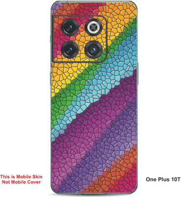 VYBE The Smart Choice One Plus 10T Pattern Embossed Mobile Skin(Light Eggplant A10)