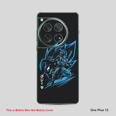 VYBE The Smart Choice One Plus 12 Goku Mobile Skin Mobile Skin(Dark Blue B6)
