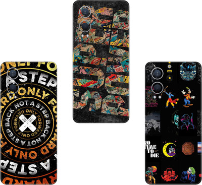 wrap craft HONOR X9A 5G(PACK OF 3)Camera&Back Protector Premium Vinyl Mobile Skin(Multicolor)