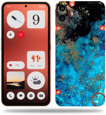 WeCre8 Skin's WeCre8 Skin's Nothing_CMF_Phone_1 Mobile Skin(Blue Aqua)