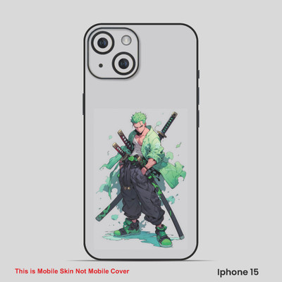 VYBE The Smart Choice iPhone 15 Anime Embossed Mobile Skin(Baltic Sea 18)