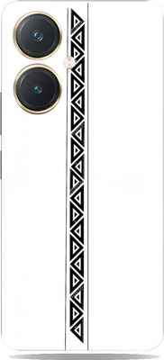 SkinoMania Vivo y27 Mobile Skin(simple-line B&W Mobile Skin)