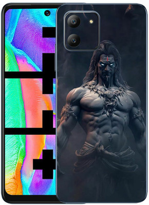 FCS Infinix Hot 11 Printed Back Skin Mobile Skin(Lord Mahakal Skin)