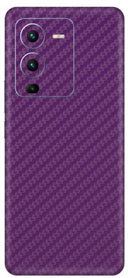 Vcare GadGets V25 Pro Mobile Skin(Fiber Carbon Purple)