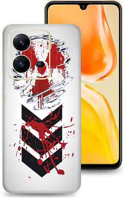 WeCre8 Skin's Vivo V25 5G Mobile Skin(Umbrella Logo Multicolor Mobile Skin With Cleaning Wipe)