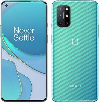 candeal mart Oneplus 8T 5g carbon fiber 3D back skin / Mobile Skin / Protective film/ guard Mobile Skin(Transparent)