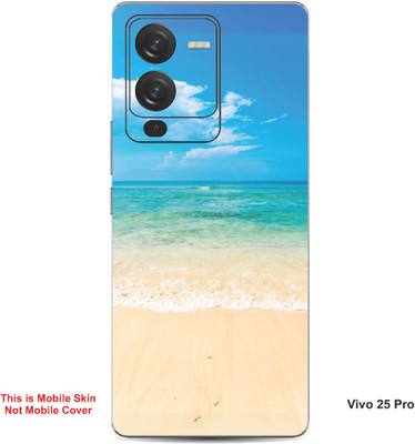 VYBE The Smart Choice Vivo 25 Pro Naturel Mobile Skin(Denim Blue, White 1)