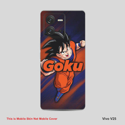 VYBE The Smart Choice Vivo V25 Gohan Mobile Skin Mobile Skin(Red Orange A35)