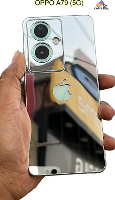 coverbell OPPO A79 (5G) SILVER APPLE BACK GUARD PROECTOR Mobile Skin(Silver)