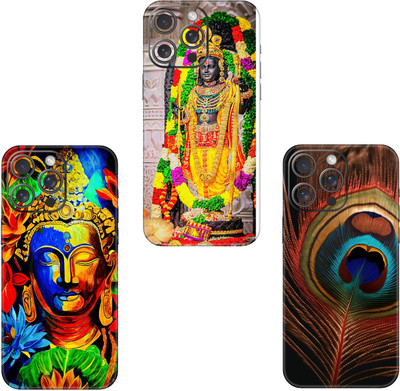 wrap craft IPHONE 14 PRO MAX COMBO (PACK OF 3) Premium Vinyl BACK Mobile Skin(Multicolor)