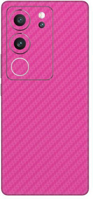 Vcare GadGets Vivo V29 5G Mobile Skin(Fiber Carbon Pink)
