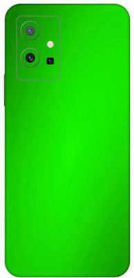 Vcare GadGets Metallic Green Shining vivo Y75 5G Mobile Skin(Metallic Green Shining)