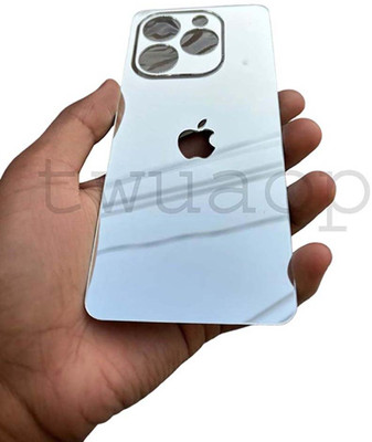 TWUAOP INFINIX HOT 40I MOBILE SKIN BACK PANNEL ACRYLIC MIRROR SHEET Mobile Skin(Silver)