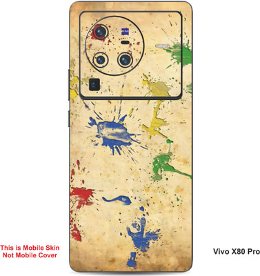VYBE The Smart Choice Vivo X80 Pro Art Embossed Mobile Skin(Sunset 15)