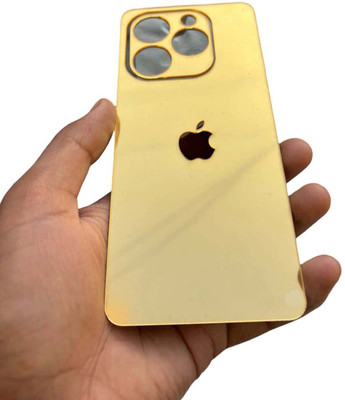 TWUAOP INFINIX SMART 8 MOBILE SKIN, MIRROR BACK PANNEL ACRYLIC SHEET Mobile Skin(Gold)