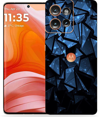 OggyBaba Moto Edge 50 Mobile Skin(Blue Poly)