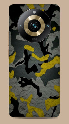 SkinoMania Realme 11 Pro Plus 5G Mobile Skin(-Camo_Yellow Multicolor Mobile Skin)
