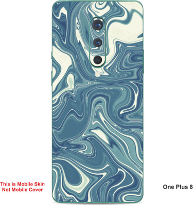 VYBE The Smart Choice One Plus 8 Abstract Embossed Mobile Skin(Vanilla A2)